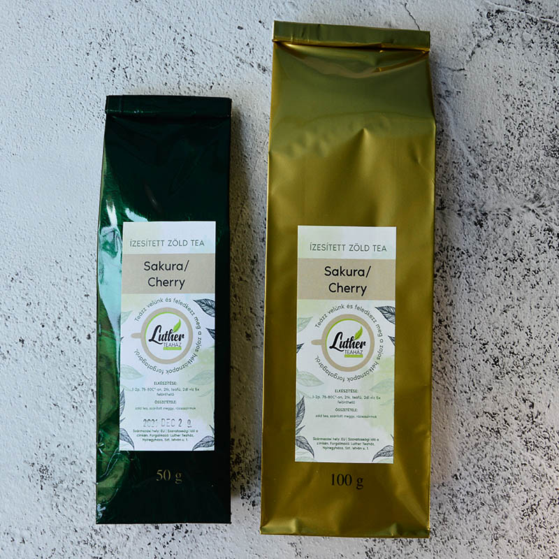 Sakura-Cherry - ízesített zöld tea - Image 2