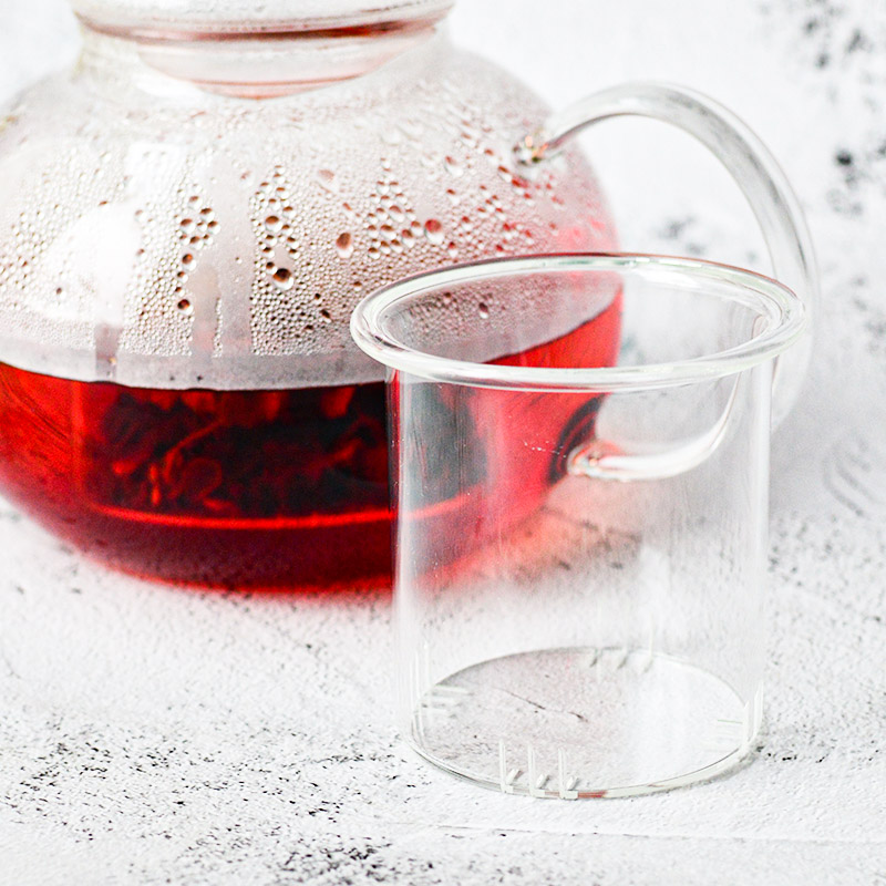 Üveg kanna üveg szűrővel - Image 3