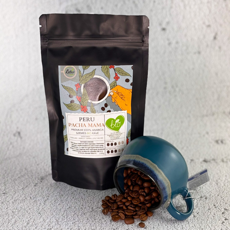 Peru Pacha Mama natúr Bio szemes kávé 100g