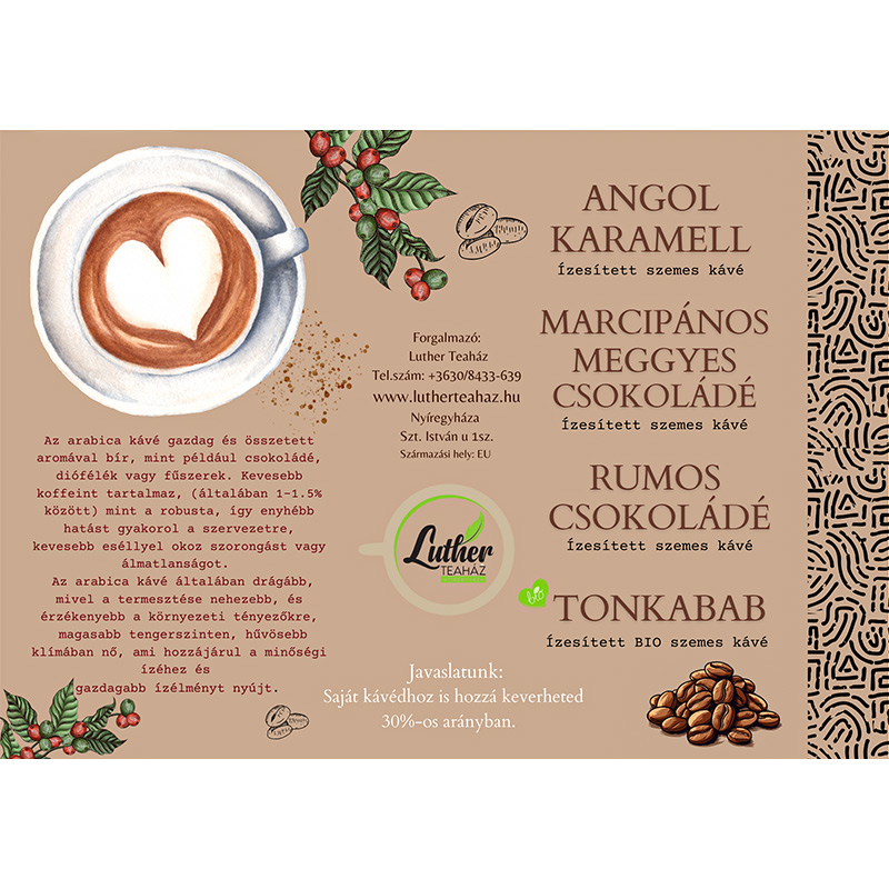 *Ízesített arabica szemes kávé válogatás - Image 6